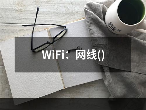 WiFi：网线()