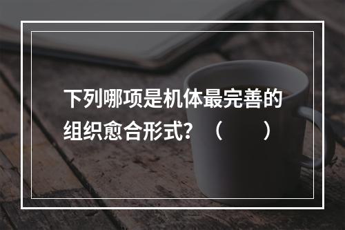 下列哪项是机体最完善的组织愈合形式？（　　）