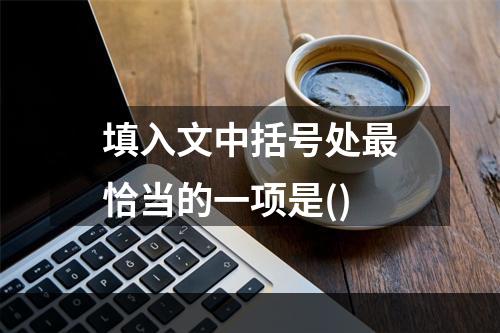 填入文中括号处最恰当的一项是()