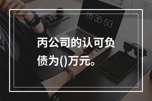 丙公司的认可负债为()万元。