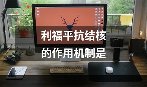 利福平抗结核的作用机制是