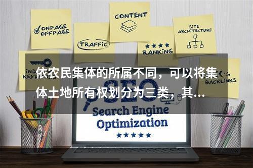 依农民集体的所属不同，可以将集体土地所有权划分为三类，其中不