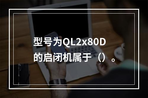 型号为QL2x80D的启闭机属于（）。