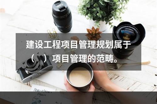 建设工程项目管理规划属于（　）项目管理的范畴。