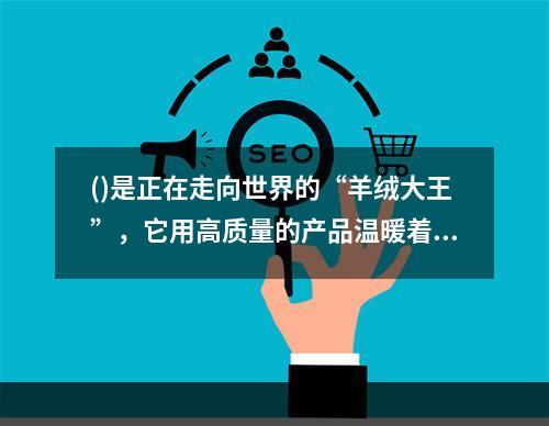 ()是正在走向世界的“羊绒大王”，它用高质量的产品温暖着全世