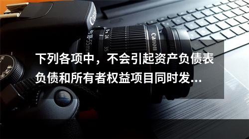 下列各项中，不会引起资产负债表负债和所有者权益项目同时发生变