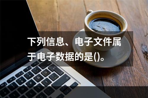 下列信息、电子文件属于电子数据的是()。