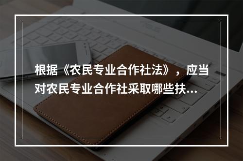 根据《农民专业合作社法》，应当对农民专业合作社采取哪些扶持政