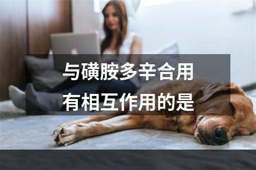 与磺胺多辛合用有相互作用的是