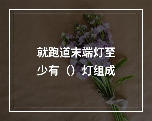 就跑道末端灯至少有（）灯组成