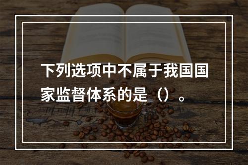 下列选项中不属于我国国家监督体系的是（）。