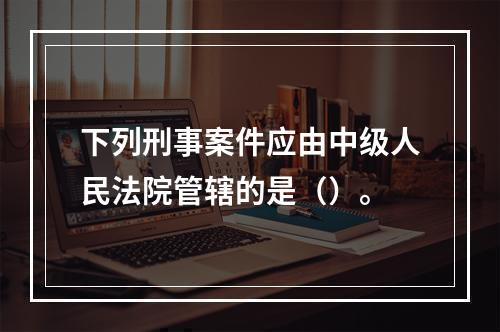 下列刑事案件应由中级人民法院管辖的是（）。