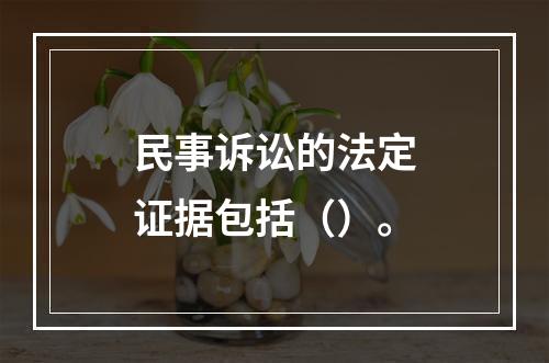 民事诉讼的法定证据包括（）。