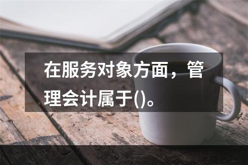 在服务对象方面，管理会计属于()。