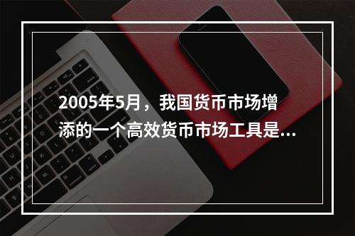 2005年5月，我国货币市场增添的一个高效货币市场工具是（）