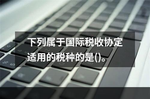 下列属于国际税收协定适用的税种的是()。