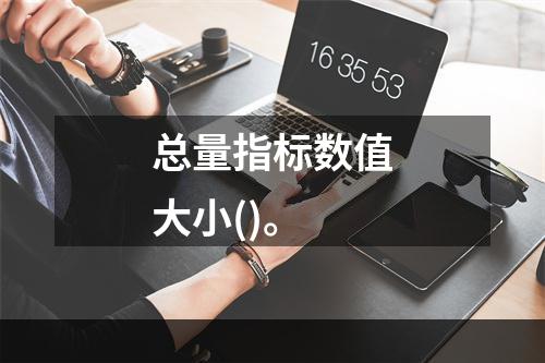 总量指标数值大小()。