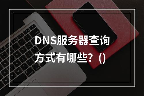 DNS服务器查询方式有哪些？()