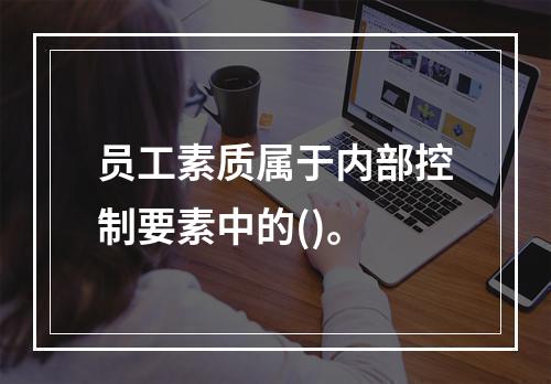 员工素质属于内部控制要素中的()。