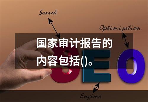 国家审计报告的内容包括()。