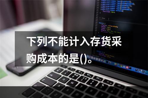 下列不能计入存货采购成本的是()。