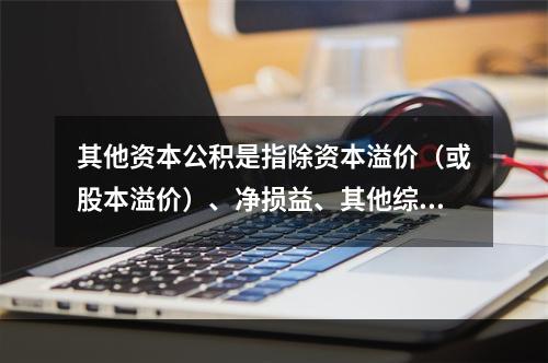 其他资本公积是指除资本溢价（或股本溢价）、净损益、其他综合收