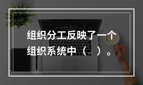 组织分工反映了一个组织系统中（　）。