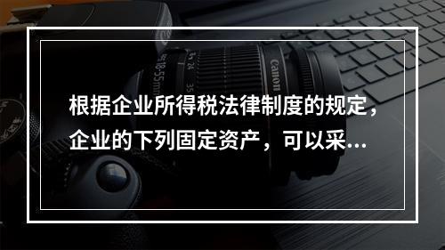 根据企业所得税法律制度的规定，企业的下列固定资产，可以采用加