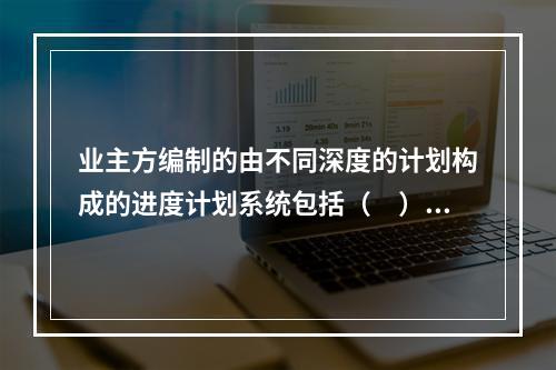 业主方编制的由不同深度的计划构成的进度计划系统包括（　）。