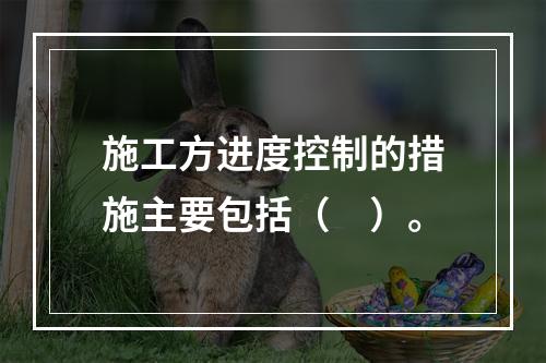 施工方进度控制的措施主要包括（　）。