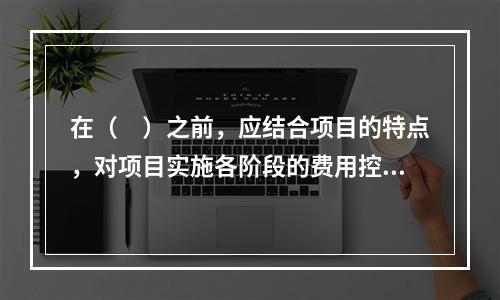 在（　）之前，应结合项目的特点，对项目实施各阶段的费用控制、