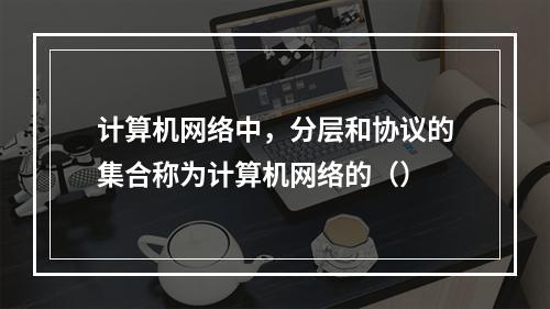 计算机网络中，分层和协议的集合称为计算机网络的（）