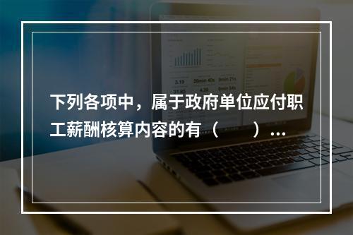 下列各项中，属于政府单位应付职工薪酬核算内容的有（　　）。