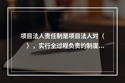 项目法人责任制是项目法人对（　　），实行全过程负责的制度。