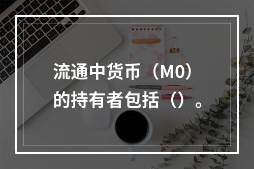 流通中货币（M0）的持有者包括（）。