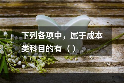 下列各项中，属于成本类科目的有（ ）。