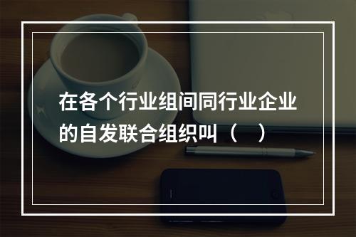 在各个行业组间同行业企业的自发联合组织叫（　）