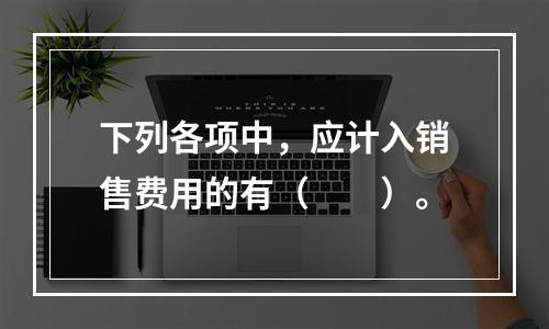 下列各项中，应计入销售费用的有（　　）。