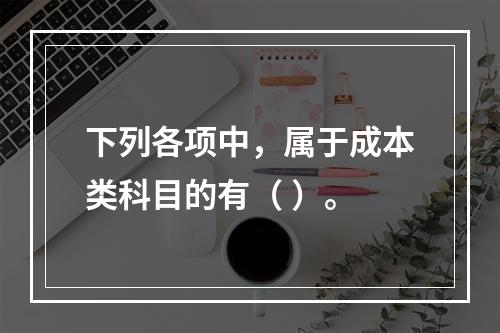 下列各项中，属于成本类科目的有（ ）。