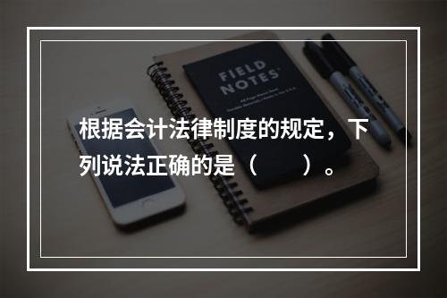 根据会计法律制度的规定，下列说法正确的是（　　）。