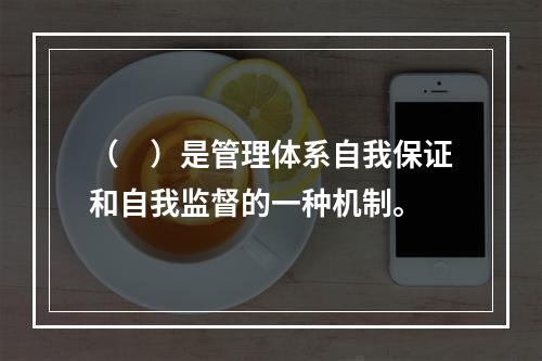 （　）是管理体系自我保证和自我监督的一种机制。