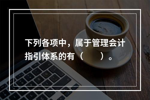 下列各项中，属于管理会计指引体系的有（　　）。