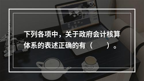 下列各项中，关于政府会计核算体系的表述正确的有（　　）。