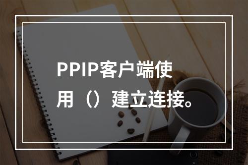 PPIP客户端使用（）建立连接。