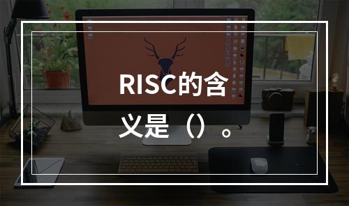 RISC的含义是（）。