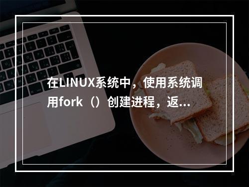 在LINUX系统中，使用系统调用fork（）创建进程，返回值