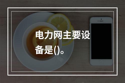 电力网主要设备是()。