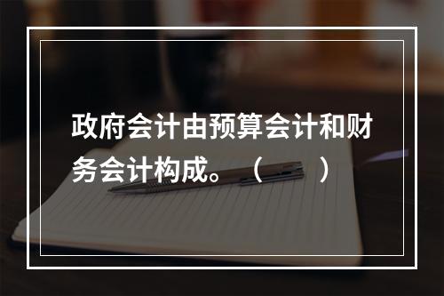 政府会计由预算会计和财务会计构成。（　　）