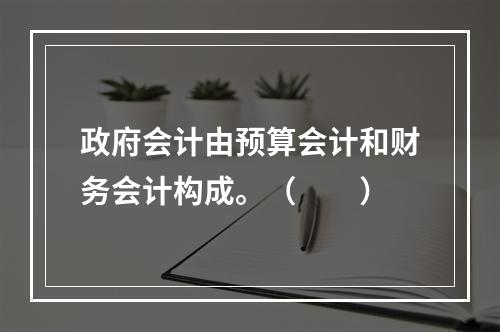 政府会计由预算会计和财务会计构成。（　　）