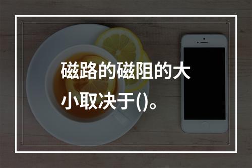 磁路的磁阻的大小取决于()。